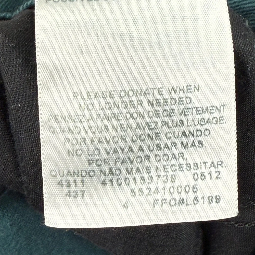 Levi's Pants Size 32W x 30L (16M) Teal Mid‎ Rise Skinny Flap Pocket Flaw Women's